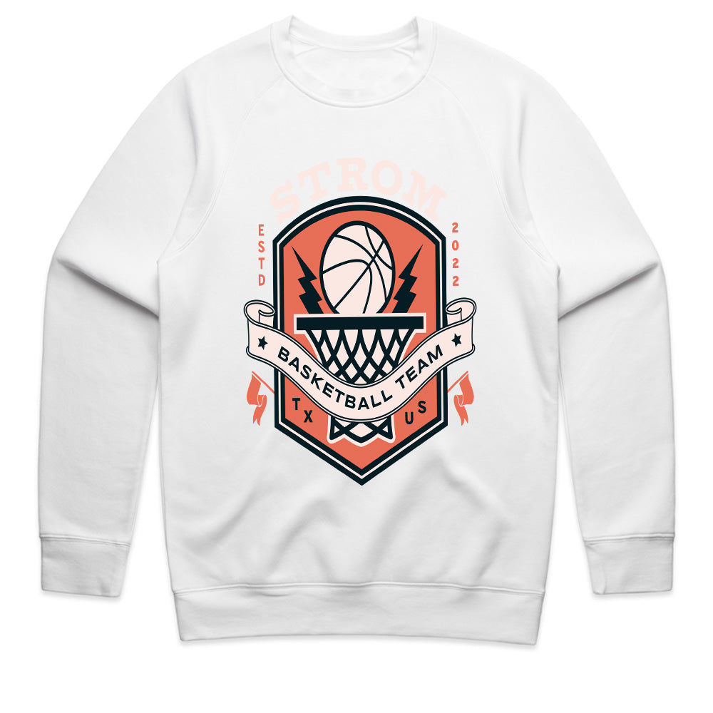 Storm Hoops: Vintage Basketball Team Tee