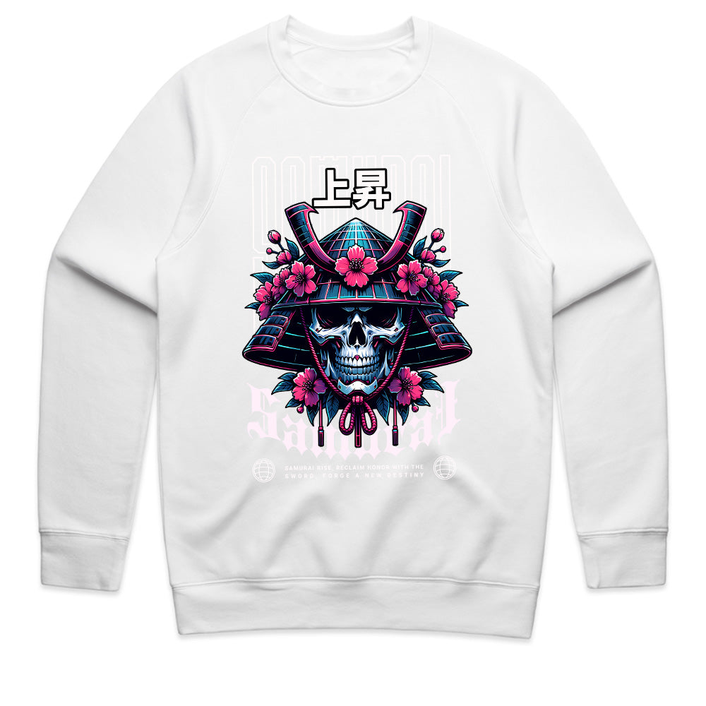 Samurai Rebirth: Honor & Cherry Blossom Tee
