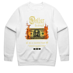 Dollar: The Strength" Fiery Skull Bill Graphic Tee