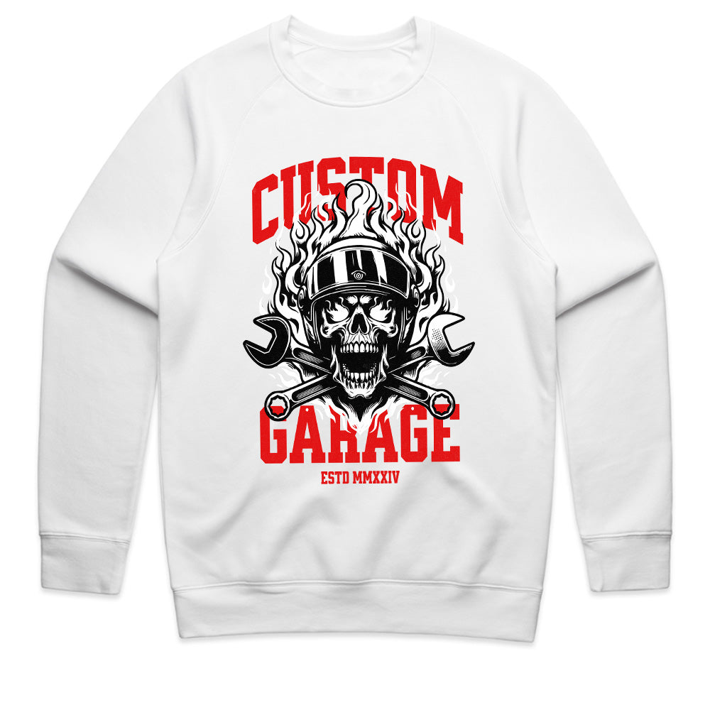 Infernal Mechanic: Custom Garage Skull Tee