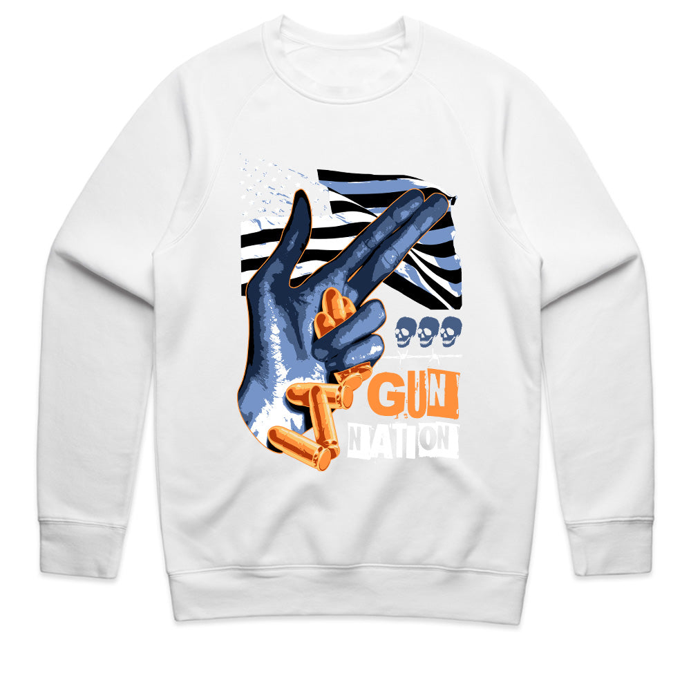 Gun Nation USA Flag & Bullet Hand T-Shirt