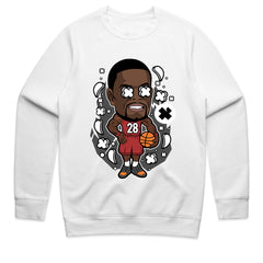 Game Over: Cartoon Hoops Legend Tee