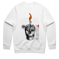 Limited Existence" Melding Skull & Candle Graphic Tee