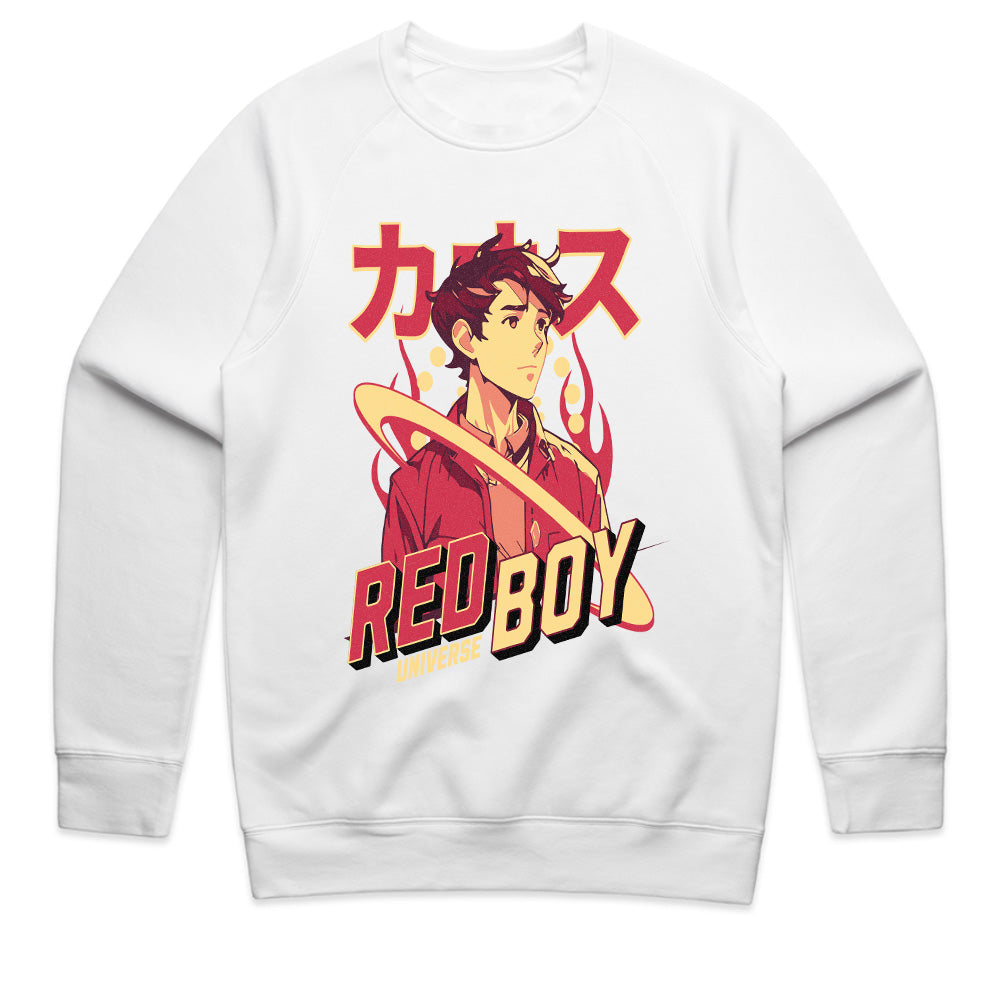 Red Boy Universe Anime Style T-Shirt
