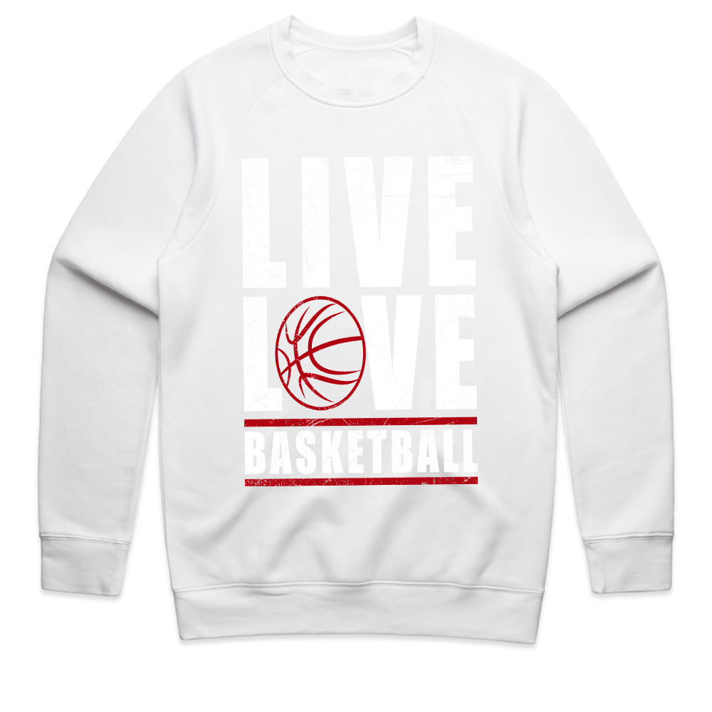 Hoops Heartbeat: Live Love Basketball Tee