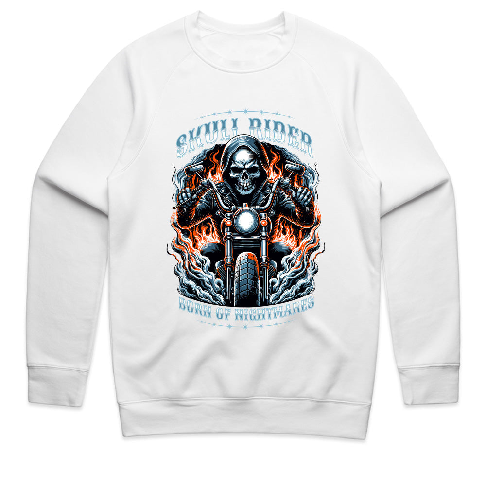 Skull Rider Biker T-Shirt – Born of Nightmares, Built for Speed