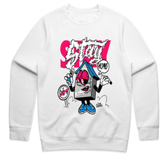 Stay Home Vibe: Cartoon Chill House Tee
