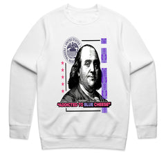 Blue Cheese Flex: Franklin Money Addict Tee