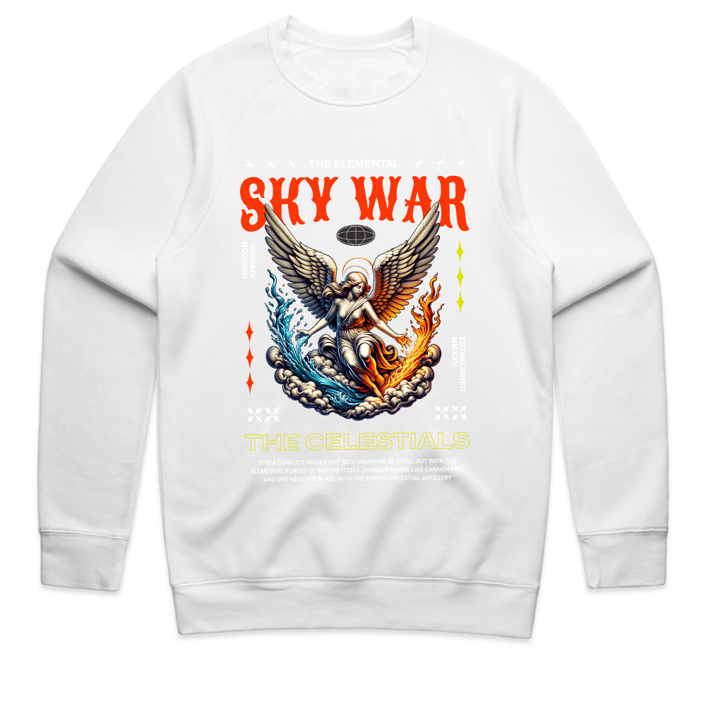 Celestial Clash: Elemental Sky War Tee