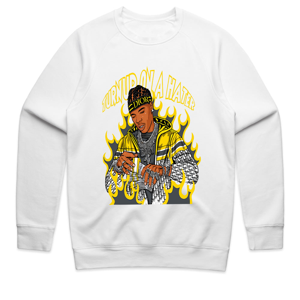 Turn Up On A Hater Flame Rap Tee