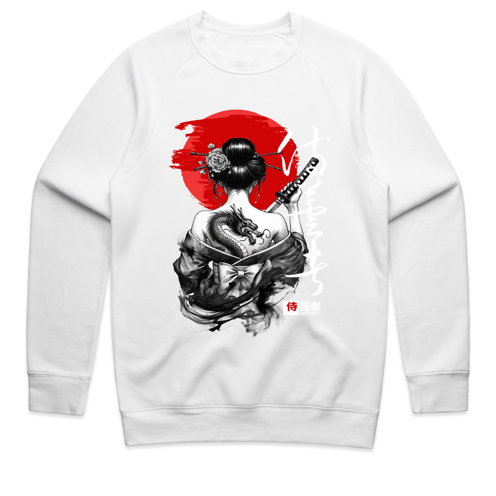 Dragon Geisha: Crimson Moon Warrior Tee