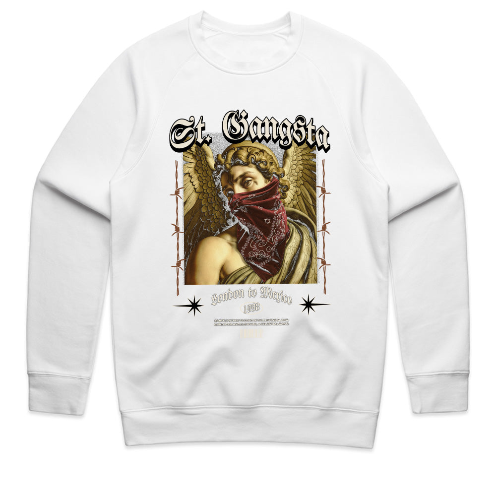Heavenly Hustler: St. Gangsta Icon Tee