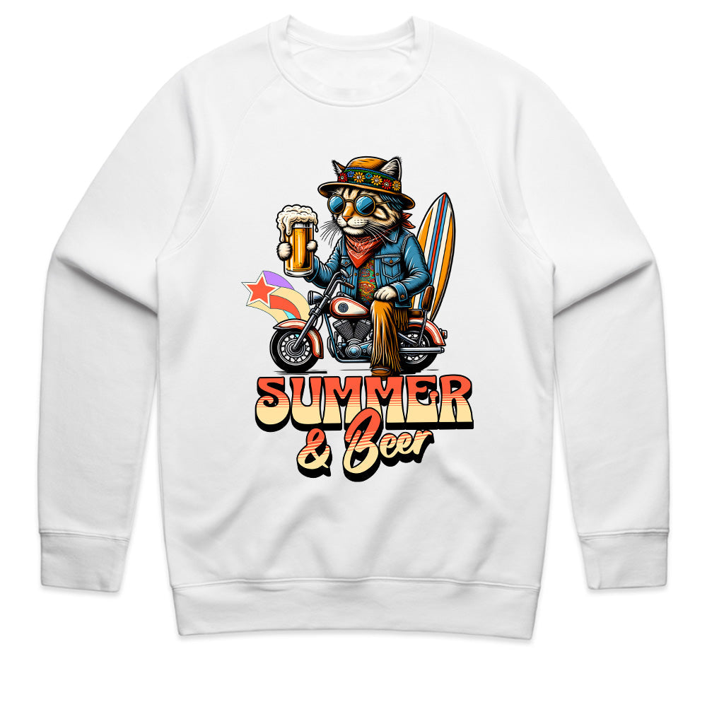 Summer & Beer Biker T-Shirt – Ride, Relax & Enjoy the Vibes