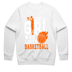 Court Queen: Just a Girl Who Loves Basketball Tee