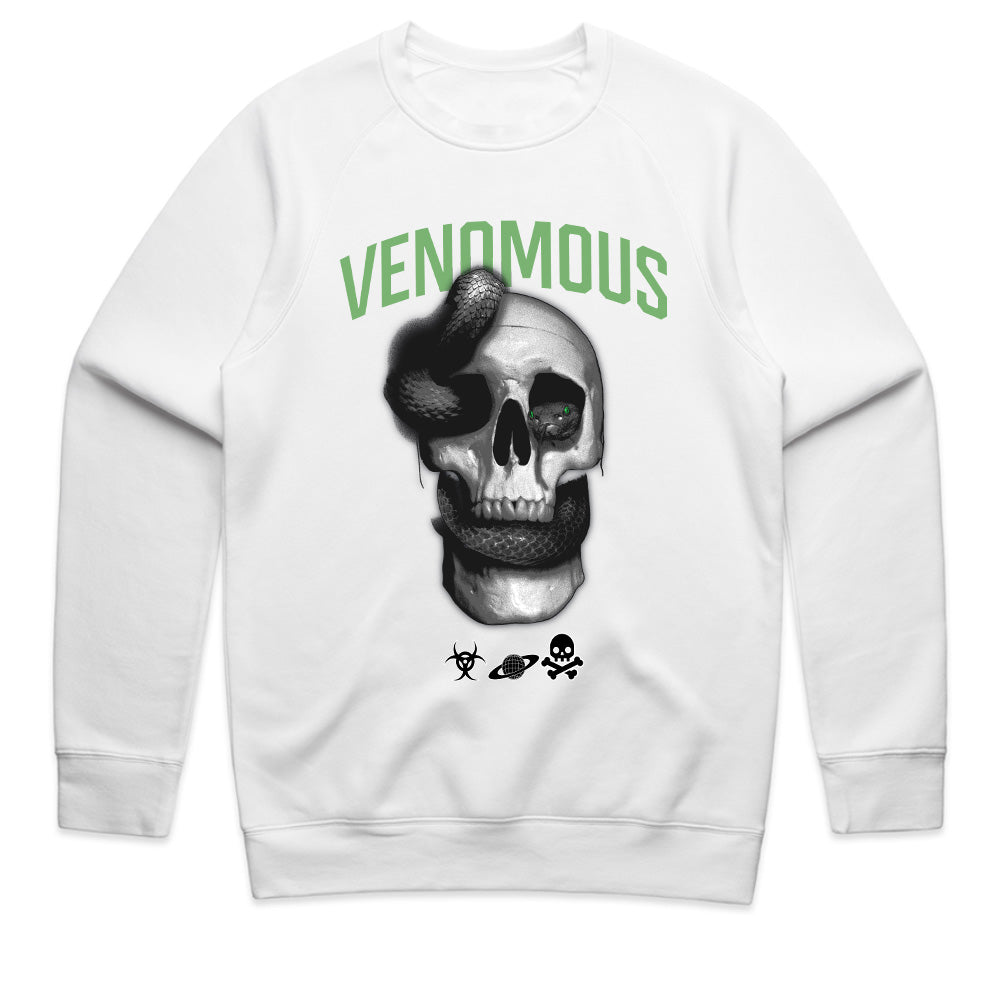 Venomous Embrace: Serpent & Skull Strike Tee