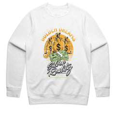 Golden Dreams, Silver Reality" Wealth Manifestation Tee