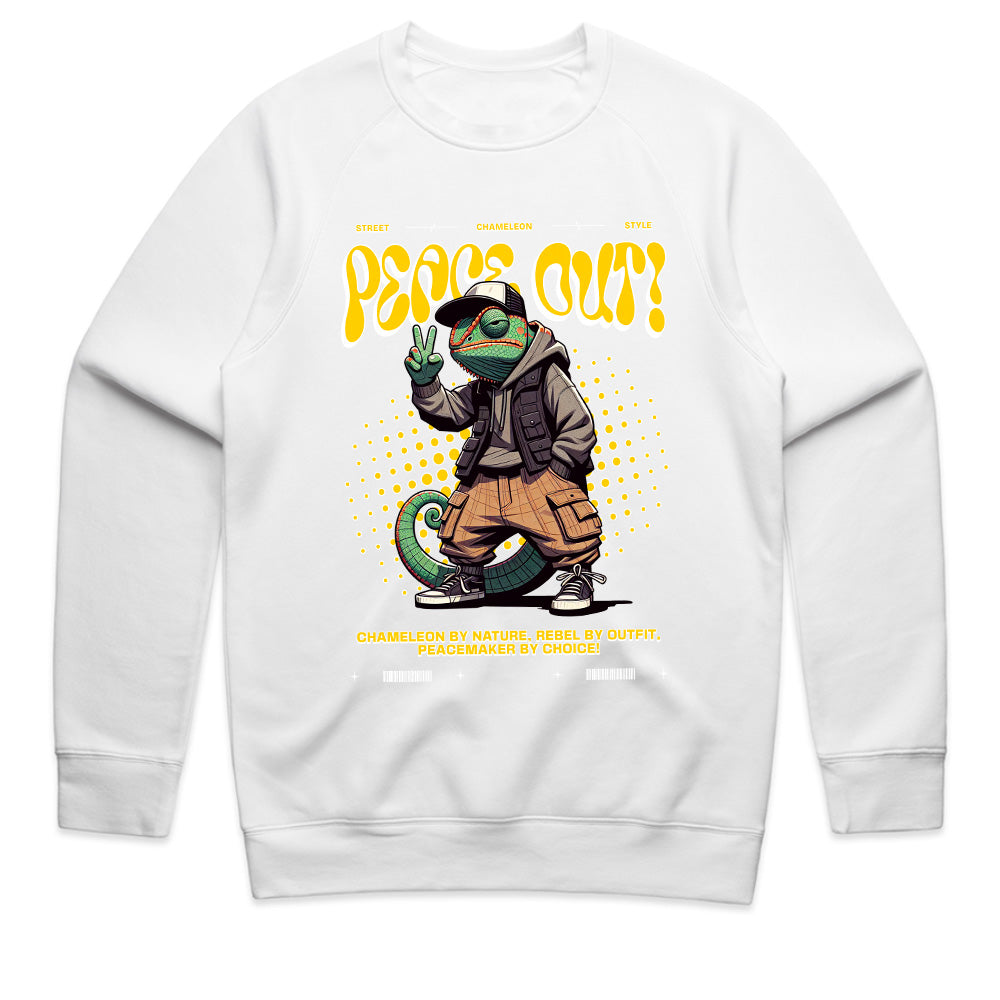 Urban Chameleon: Peace Out Lizard Tee