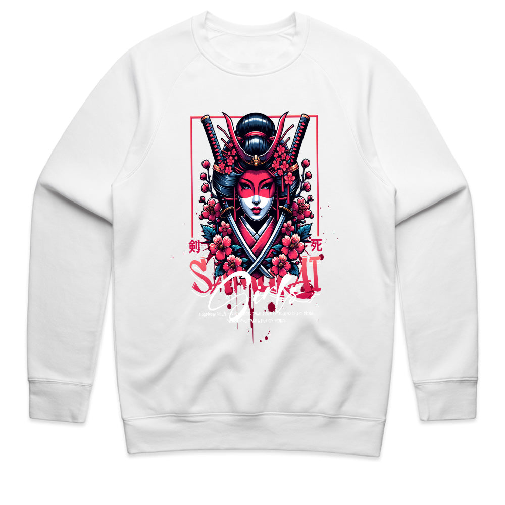 Crimson Sakura Samurai: Femme Warrior Tee
