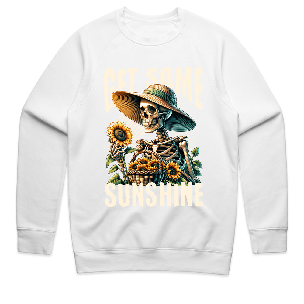Sunlit Bones: Get Some Sunshine Skeleton Tee