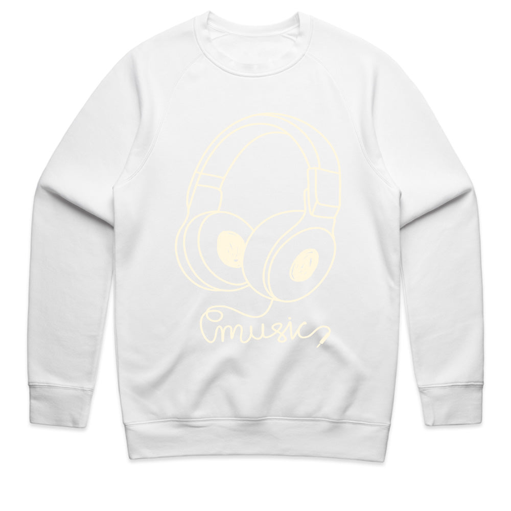 Sound Sketch: Minimalist Music Headphones Tee