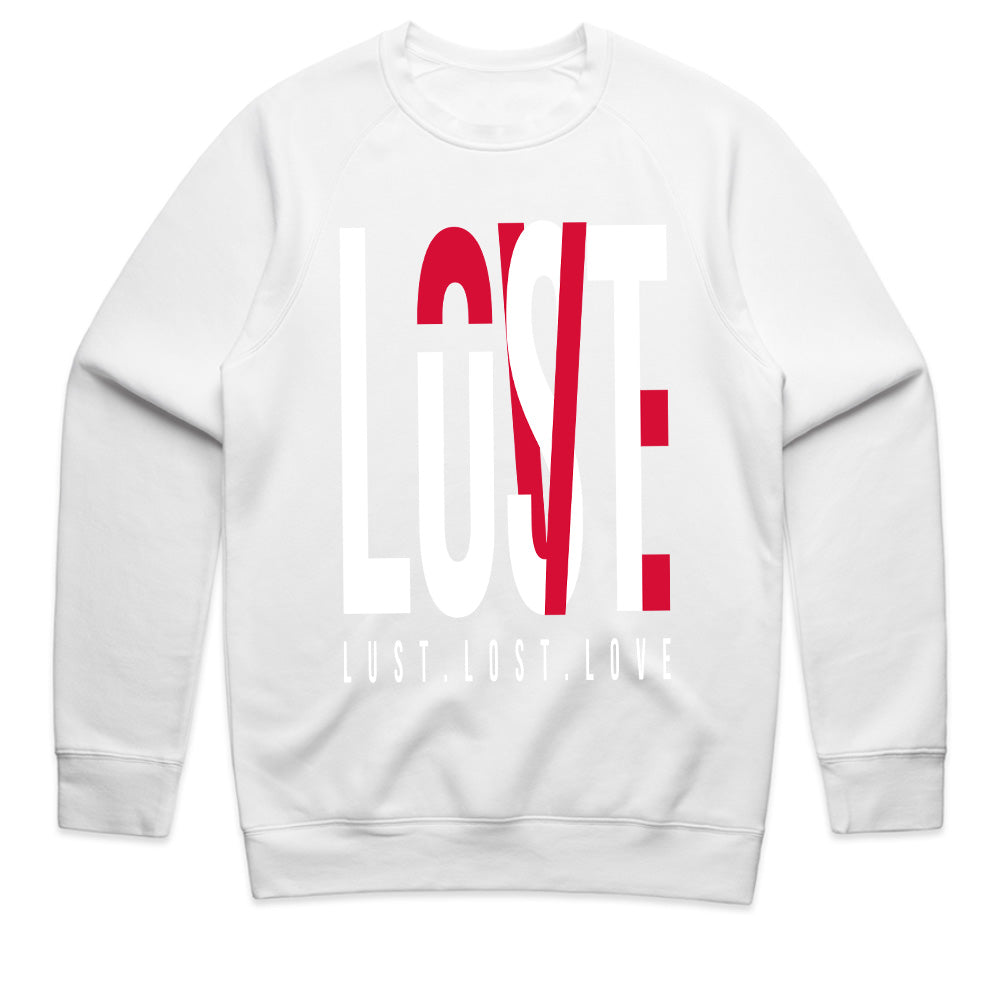 Lust Lost Love Anarchy Text Tee