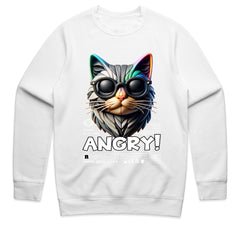 Furious Feline: Angry Cat Rebel Tee