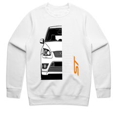 Focus ST Minimalist Front Profile T-Shirt – Clean Line Art Edition