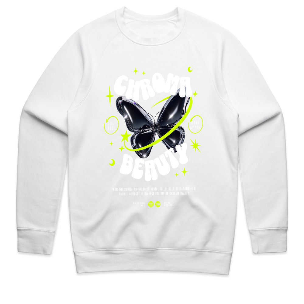 Chroma Beauty: Neon Wings of Style