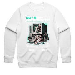 Retro Catngineer: 90’s Techno Kitty Tee