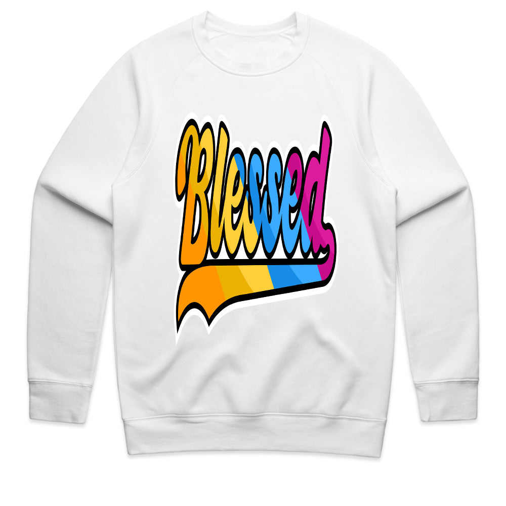 Retro Blessed Vibes Statement Tee