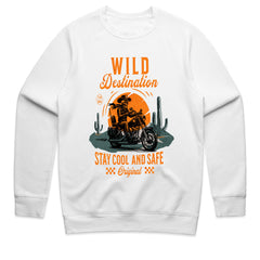 Wild Destination Cowboy Biker T-Shirt – Ride Cool, Ride Safe