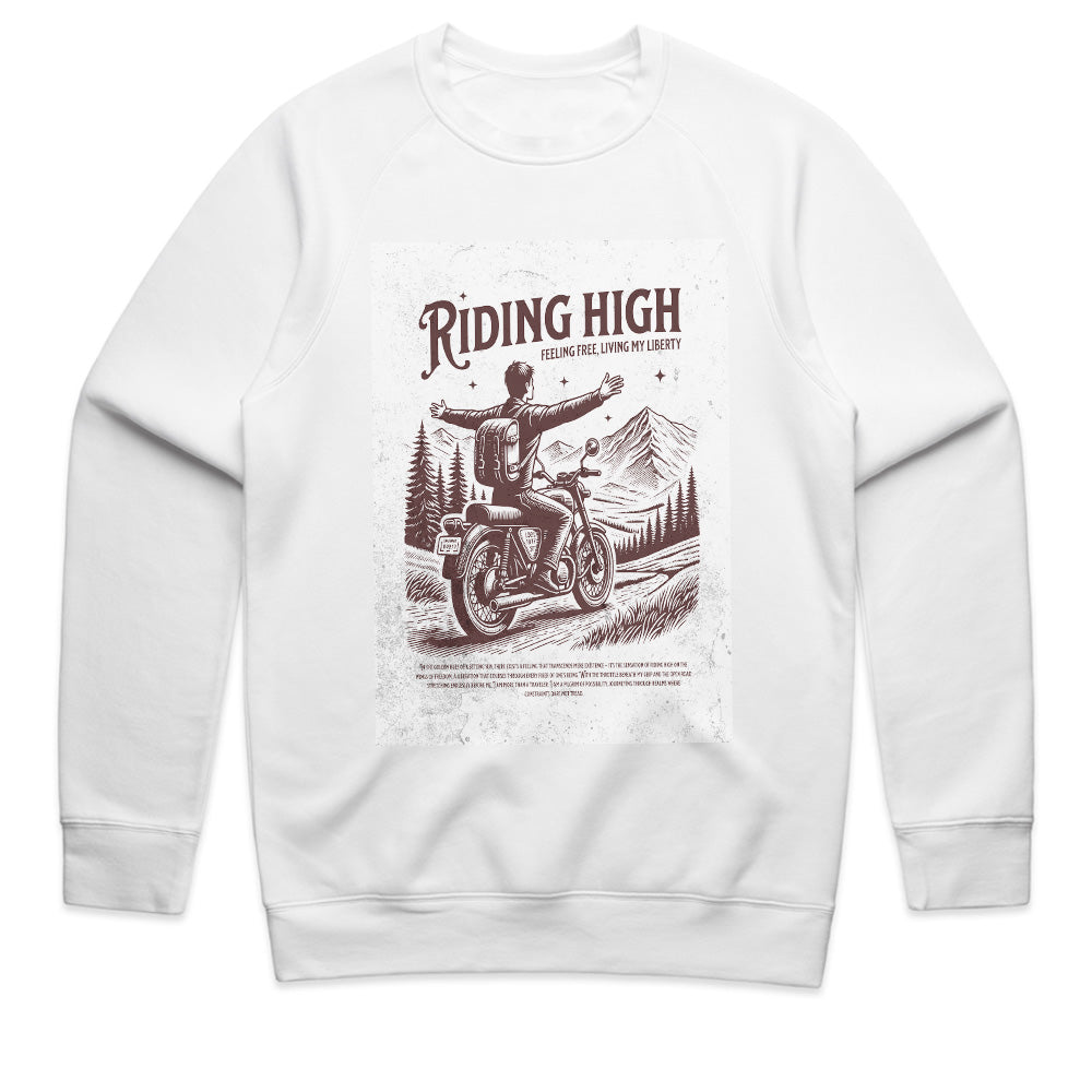Riding High Vintage Biker Adventure T-Shirt