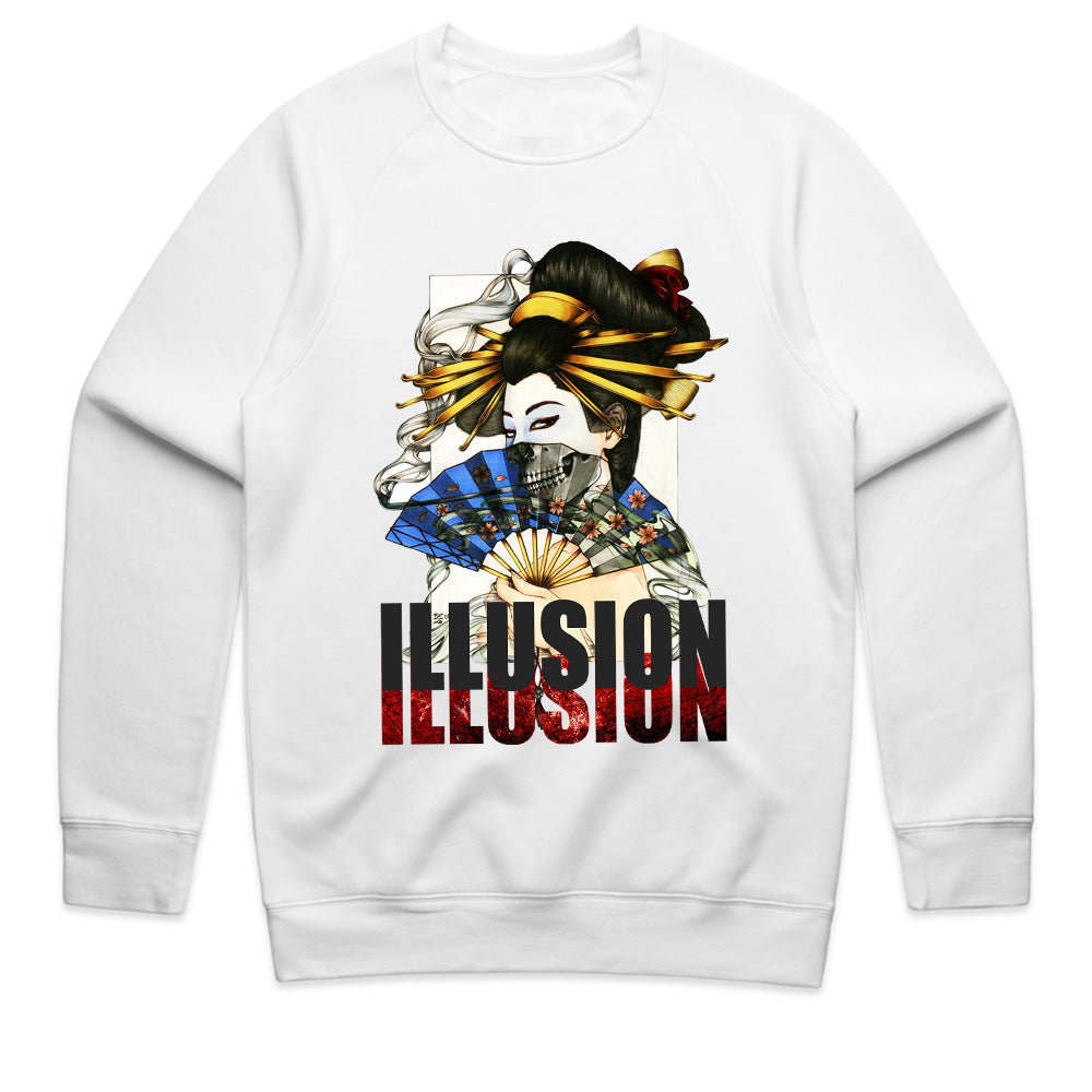 Enigmatic Mirage: Geisha Illusion Tee