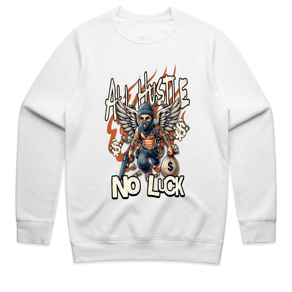 Relentless Grind: All Hustle No Luck Tee