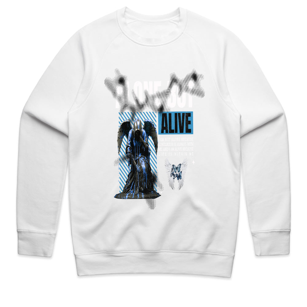 Resilient Solitude: Alone But Alive Tee