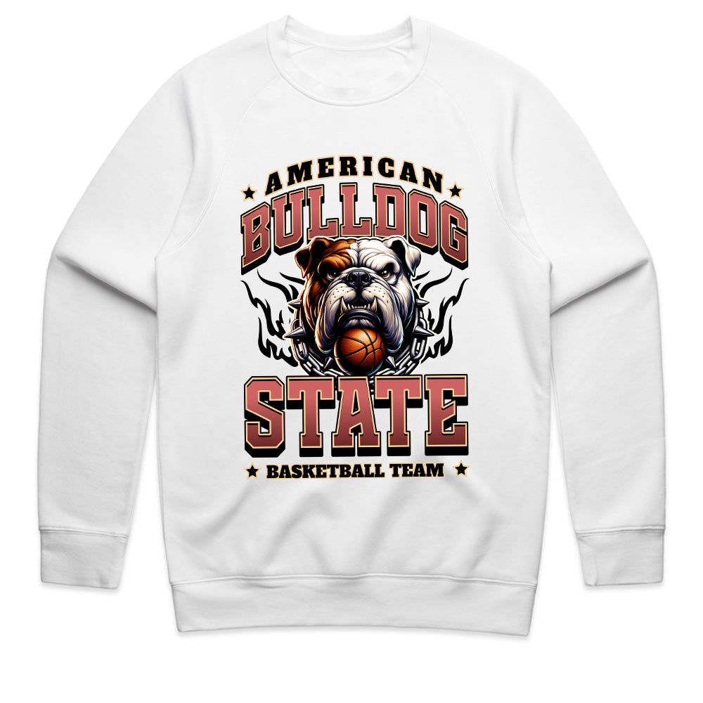 Iron Grit: American Bulldog State Basketball Tee