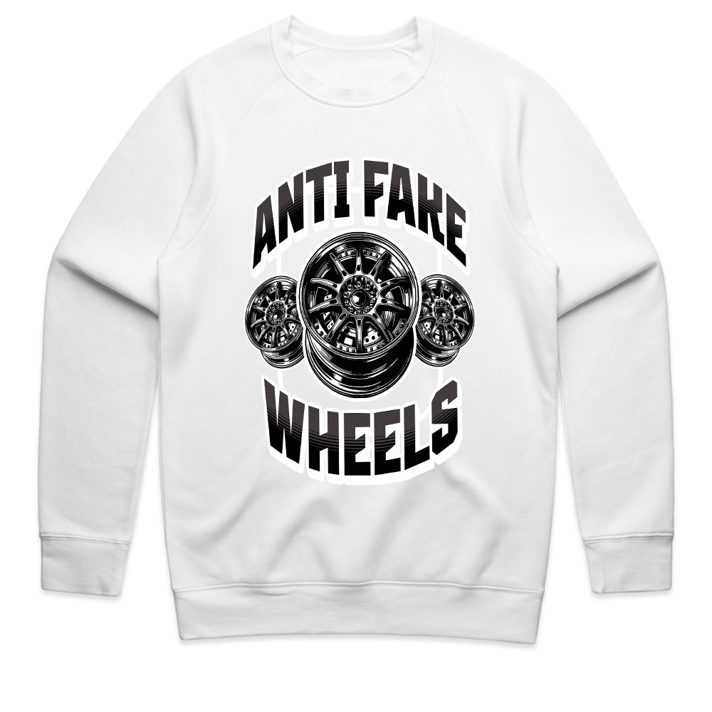 Anti Fake Wheels Car Enthusiast T-Shirt – Authentic Rims Only Edition