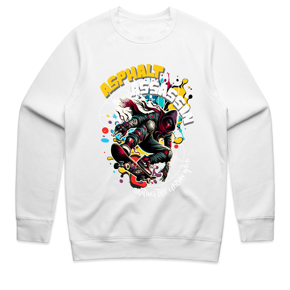 Asphalt Assassin – Urban Wild Skater Tee