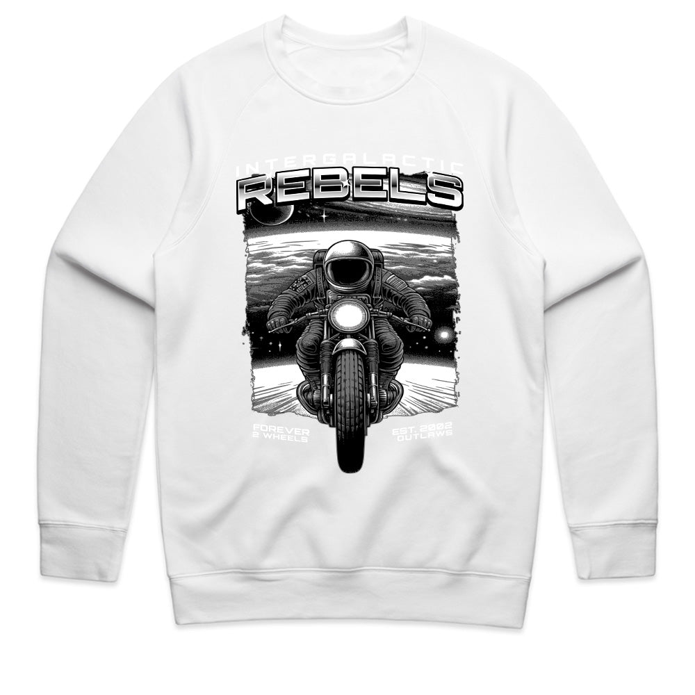 Intergalactic Rebels – Cosmic Motorcycle Outlaw T-Shirt