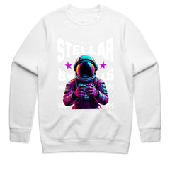 Stellar Signals: Neon Spacewave Tee