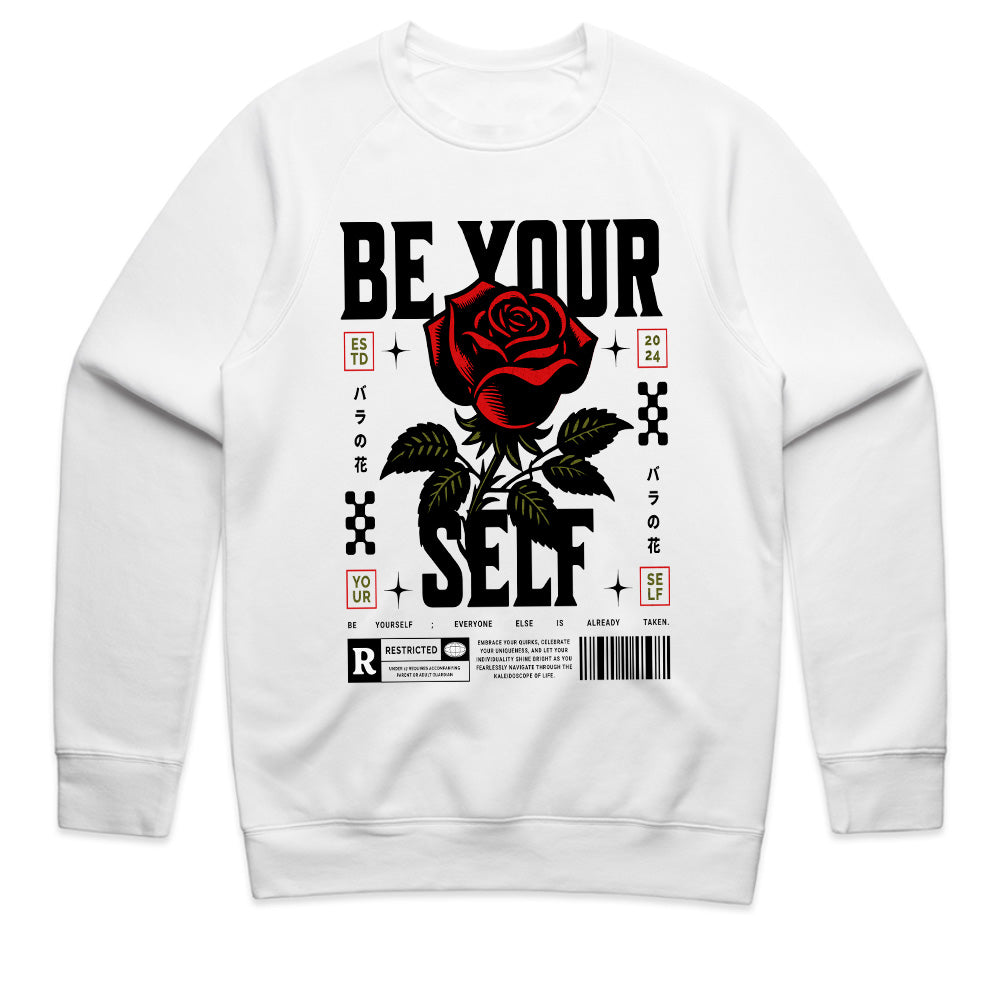 Crimson Identity: Be Your Self Rose Tee
