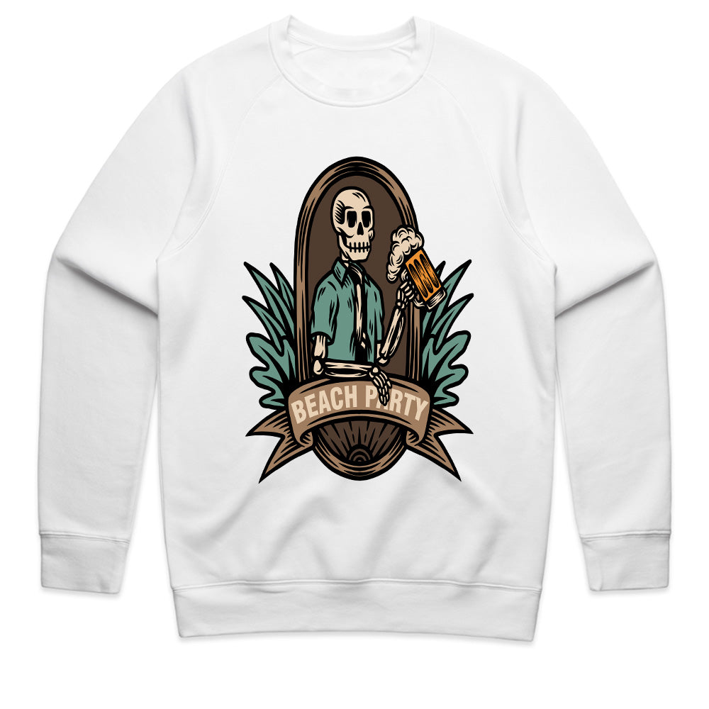 Till Death We Party: Skeleton Beach Bash Tee