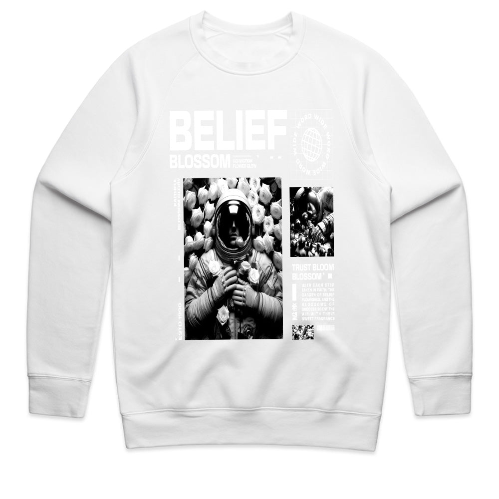 Belief Blossom – Cosmic Conviction Tee
