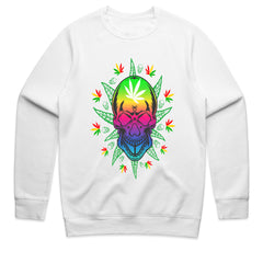 Rainbow Cannabis Skull Shirt