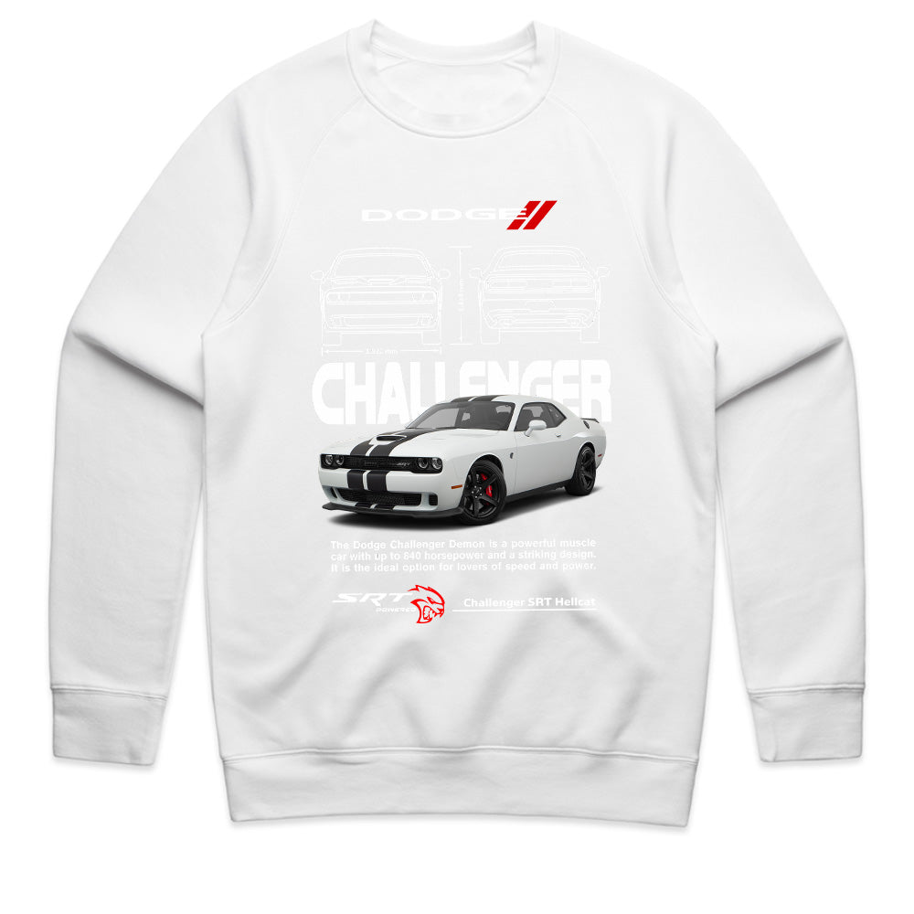 Dodge Challenger SRT Hellcat – Power & Precision Muscle Car T-Shirt