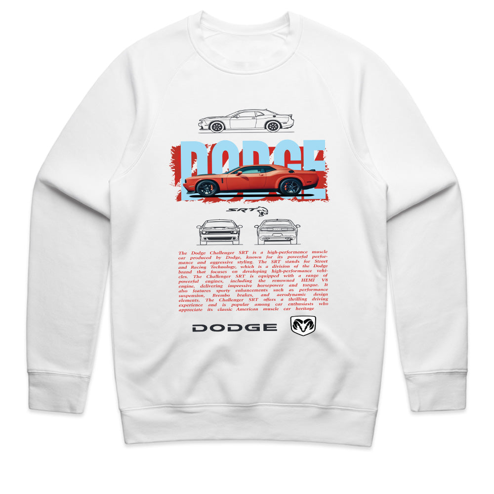 Dodge Challenger SRT Heritage Muscle Car T-Shirt – Built for Legends