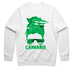 Cannabis Bandana Bun Shirt