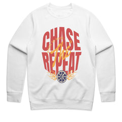 Chase The Repeat – Born to Race Typography T-Shirt