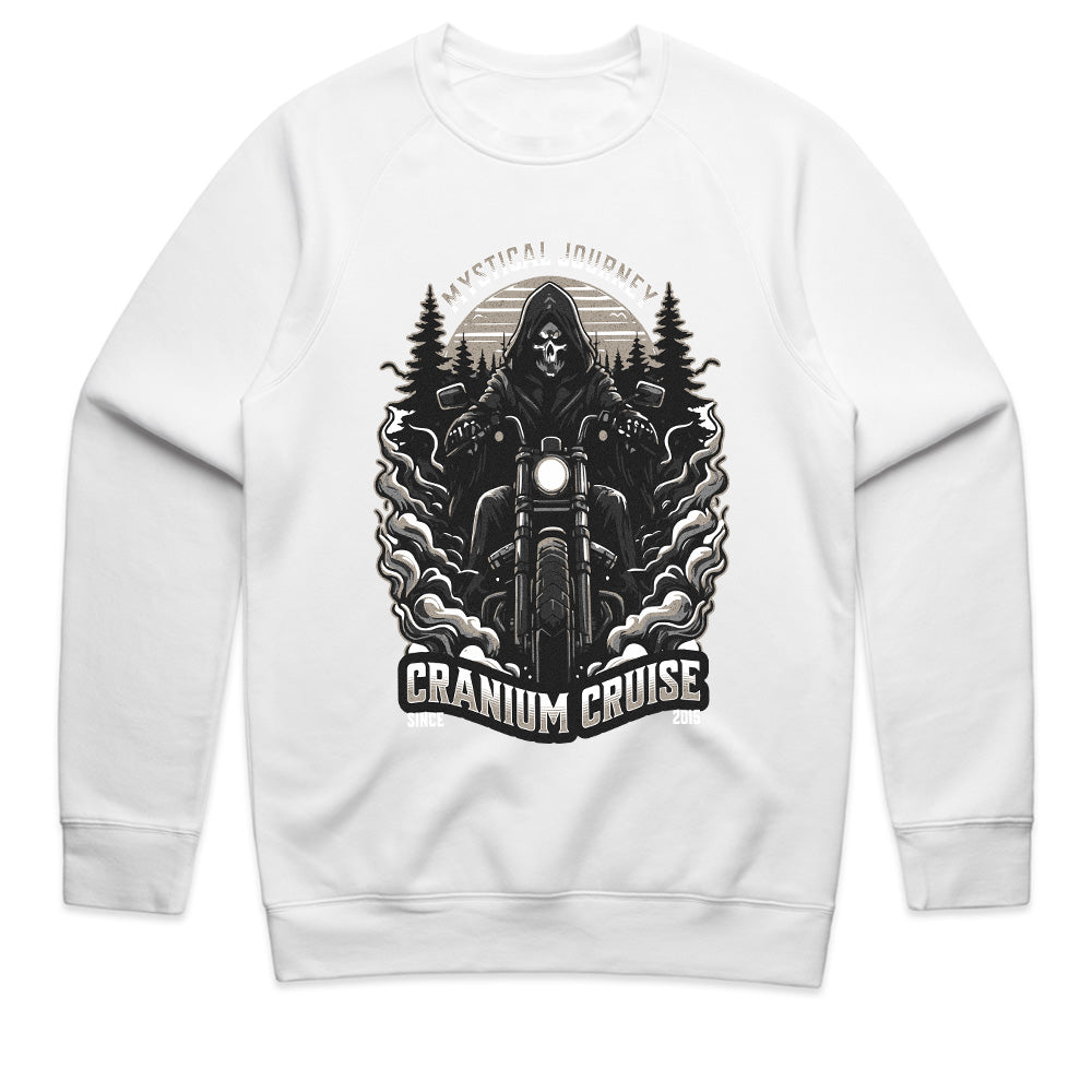Cranium Cruise – Mystical Journey Grim Reaper Biker T-Shirt