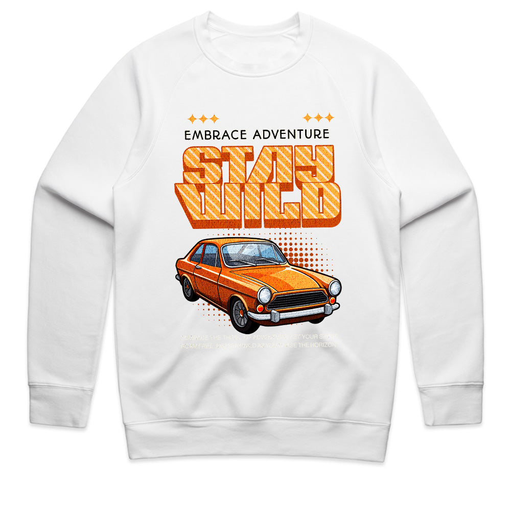 Stay Wild - Embrace Adventure Vintage Car Tee